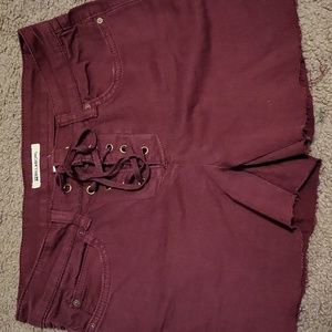 Billabong Red Women's Size 25 Jean Shorts
